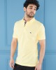 Etro Polo Collar Yellow T-Shirt