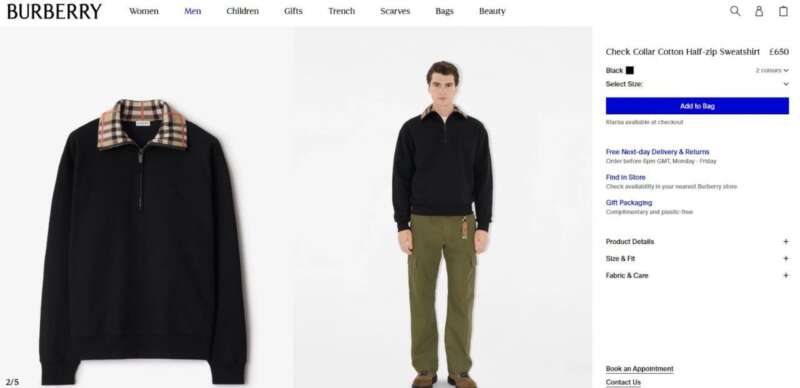 Burberry Triko Kazak