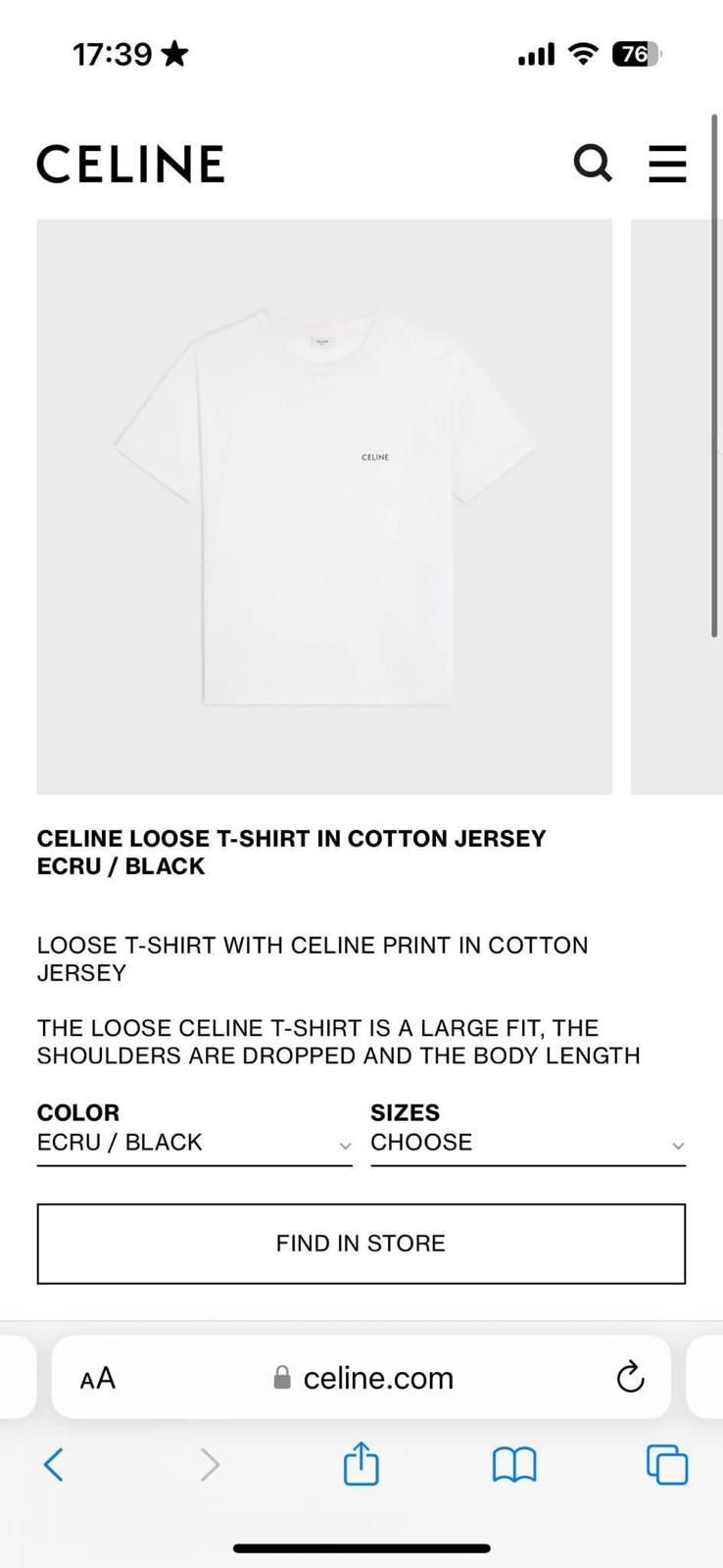 Celine T-Shirt