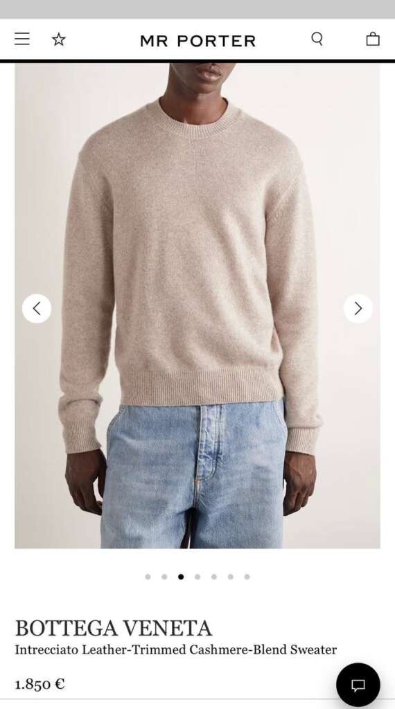 Bottega Veneta Triko Kazak